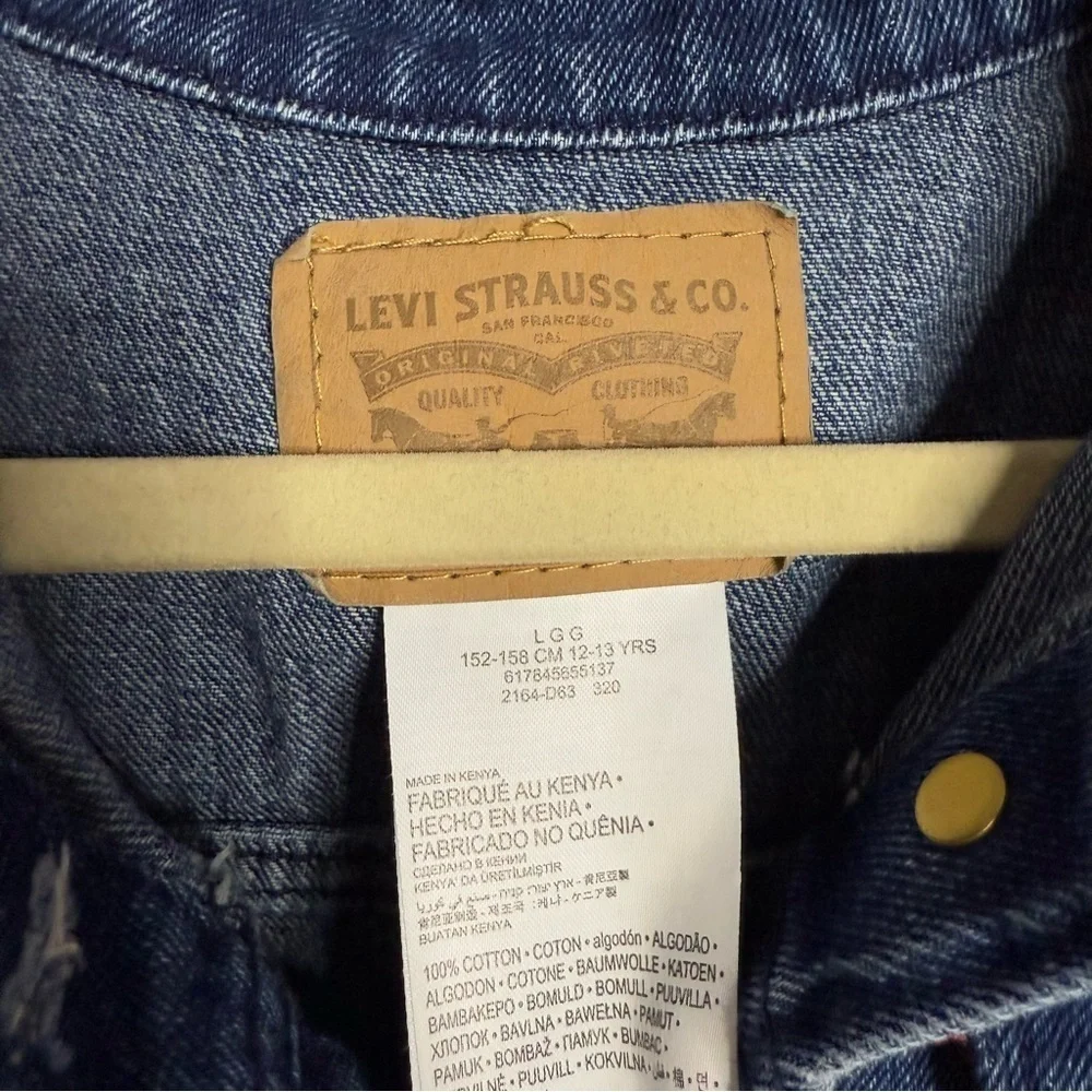 Levi's Blue Denim Jacket Kids
